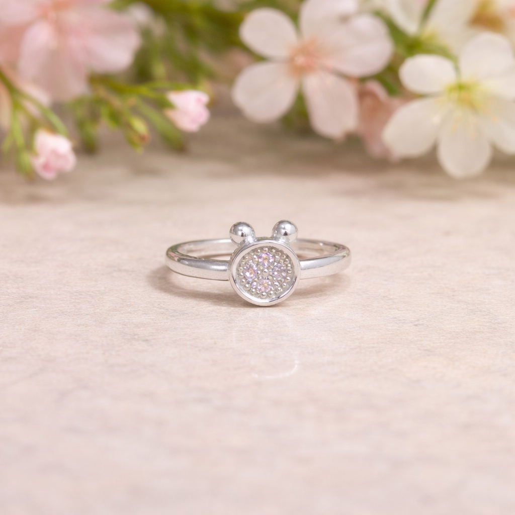 ChatGPT Image Feb 15, 2026, 04_42_41 PM Pure Silver Kids Ring – A Sweet Sparkle for Little Hands