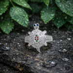 Pure Silver Tortoise Ring – Symbol of Strength & Good Fortune