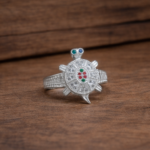 Pure Silver Tortoise Ring – Symbol of Strength & Good Fortune