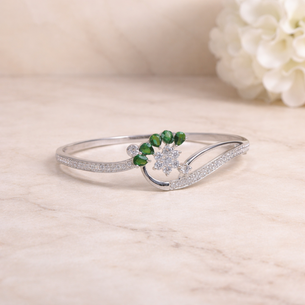 ChatGPT Image Mar 6, 2026, 03_51_07 PM Elegant 925 Sterling Silver Ladies Kada - Timeless Bangle Design