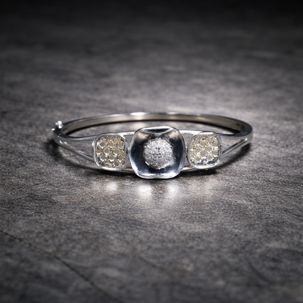 ChatGPT Image Mar 6, 2026, 04_43_47 PM Premium 925 Sterling Silver Ladies Kada - Elegant & Timeless Design