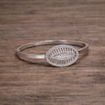 925 Sterling Silver Ladies Kangan - Elegant Traditional Silver Bangle for Women