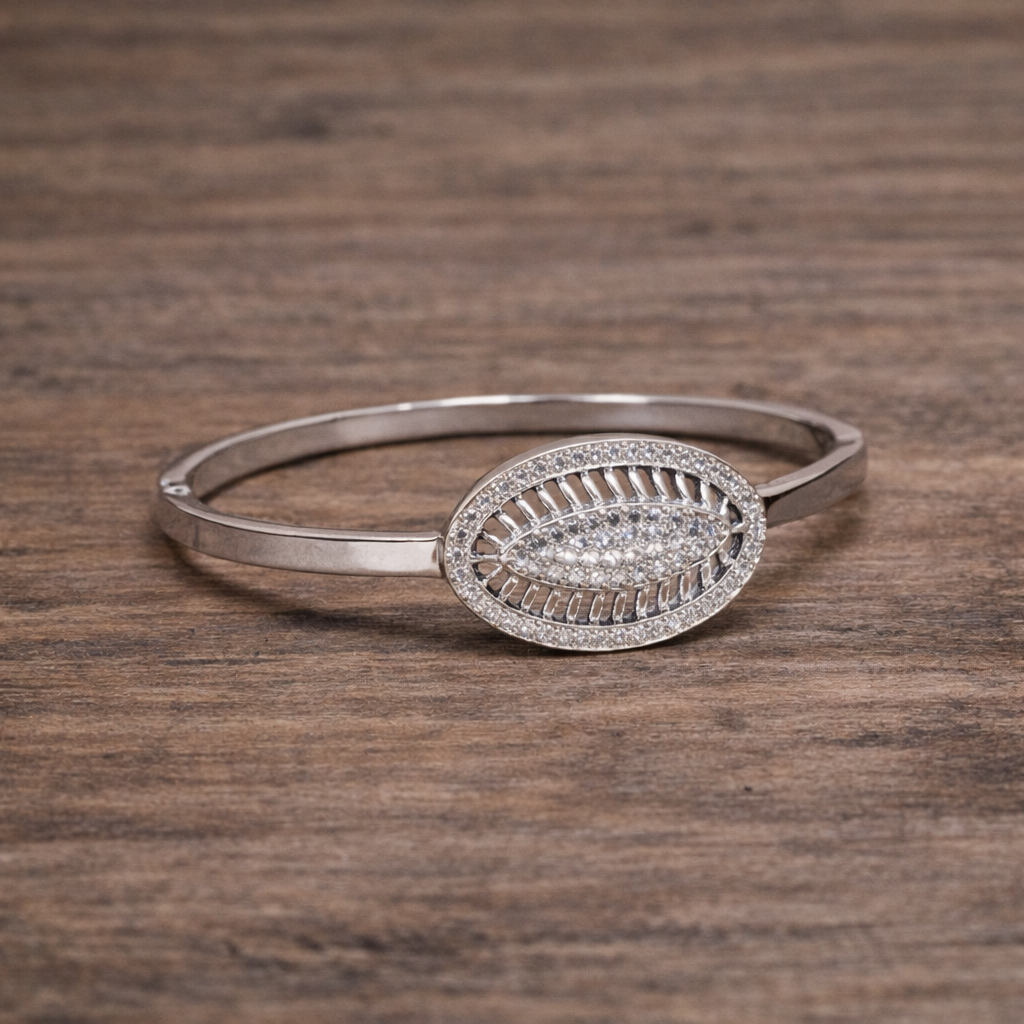 ChatGPT Image Mar 6, 2026, 12_51_30 PM 925 Sterling Silver Ladies Kangan - Elegant Traditional Silver Bangle for Women