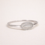 925 Sterling Silver Ladies Kangan - Elegant Traditional Silver Bangle for Women