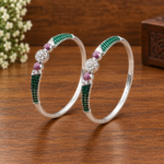 Pure Silver Women's Kada – Graceful Elegance with Timeless Charm