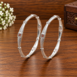 Pure Silver Women's Kada – Timeless Beauty with Modern Elegance