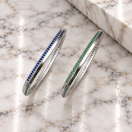 Pure Silver Women's Kada – Timeless Elegance for Every Occasion