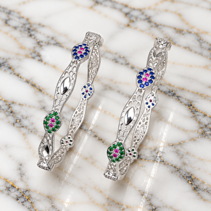 Pure Silver Women's Bangles – Classic Elegance for Every Occasion