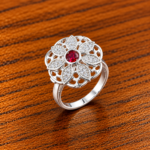 Pure Silver Women's Ring – Classic Beauty with Timeless Elegance
