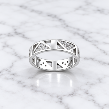 Titan Band – Pure Silver Thumb Ring for Bold Confidence