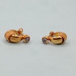 Stylish Murkiya Stud Earrings for Men ( Gold 24K )