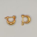 Stylish Gents Golden Silver Murkiya Earring – Classic & Bold