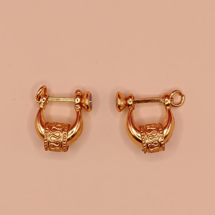 Stylish Murkiya Stud Earrings for Men ( Gold 24K )