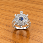 Pure Silver Tortoise Ring – A Symbol of Longevity & Prosperity