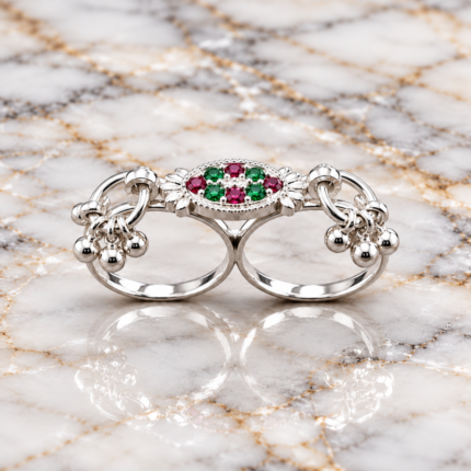 Pure Silver Kids Ring – Cute & Adjustable