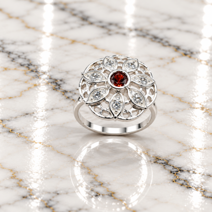 Pure Silver Women's Ring – Classic Beauty with Timeless Elegance