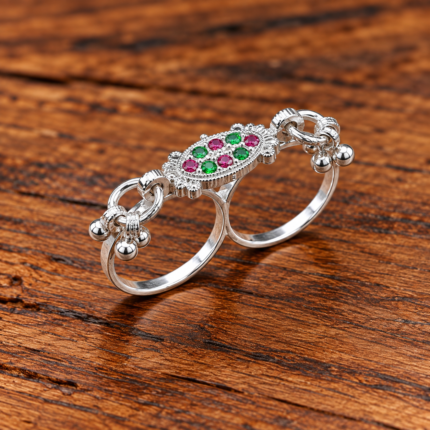 Pure Silver Kids Ring – Cute & Adjustable
