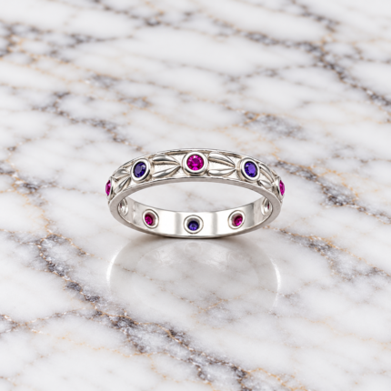 Infinity Band – Pure Silver Thumb Ring for Strength & Style