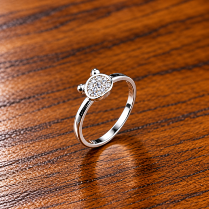 Pure Silver Kids Ring – A Sweet Sparkle for Little Hands