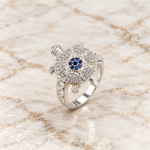 Pure Silver Tortoise Ring – A Symbol of Longevity & Prosperity