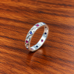 Infinity Band – Pure Silver Thumb Ring for Strength & Style