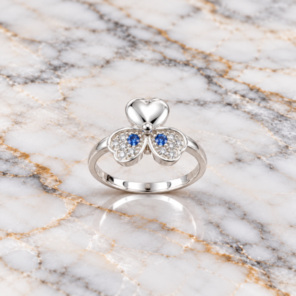 Tiny Sparkle – Pure Silver Kids Ring for Little Hands