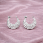 Classic Silver Stud Gents Earring(Big Size)