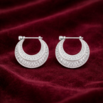 Classic Silver Stud Gents Earring(Big Size)