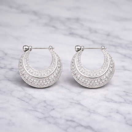 Classic Silver Stud Gents Earring(Big Size)