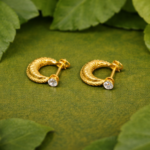 Traditional Gents Murkiya Earring – Bold Ethnic Golden Style for Men (24K Gold)