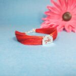 925 Sterling Silver Men's Dhaga Moli GURJAR Logo Bracelet