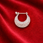925 Silver Sparkling Stud Earrings (single peice)