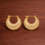 Classic Silver Stud Gents Earring