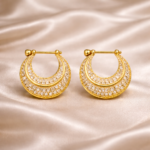 Classic Silver Stud Gents Earring