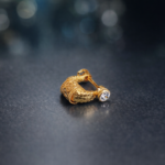 Bold Gents Murkiya Golden Earring – Traditional Charm with a Modern Edge(24K) (single)
