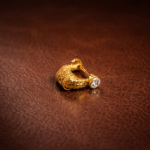 Bold Gents Murkiya Golden Earring – Traditional Charm with a Modern Edge(24K) (single)