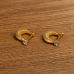 Traditional Gents Murkiya Earring – Bold Ethnic Golden Style for Men (24K Gold)