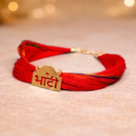 925 Sterling Silver Men's Dhaga Moli BHATI Logo Bracelet