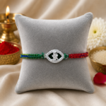 Brotherly Bond: Handcrafted Silver Bro Rakhi