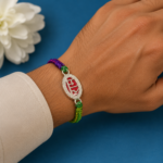 Elegant Pure Silver Ram Rakhi – A Bond of Purity & Tradition