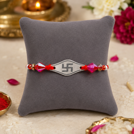 Pure Silver Saakhiya Rakhi – A Thread of Purity and Protection
