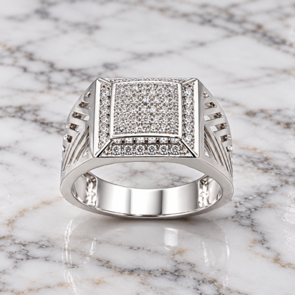 Elegant Pure Silver Classic Ring