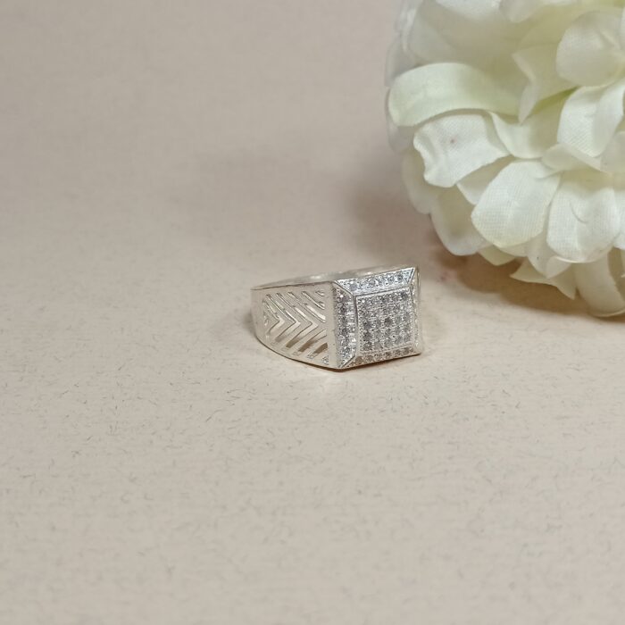 Elegant Pure Silver Classic Ring