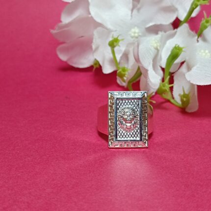 Majestic 925 Silver Lion Ring for Men