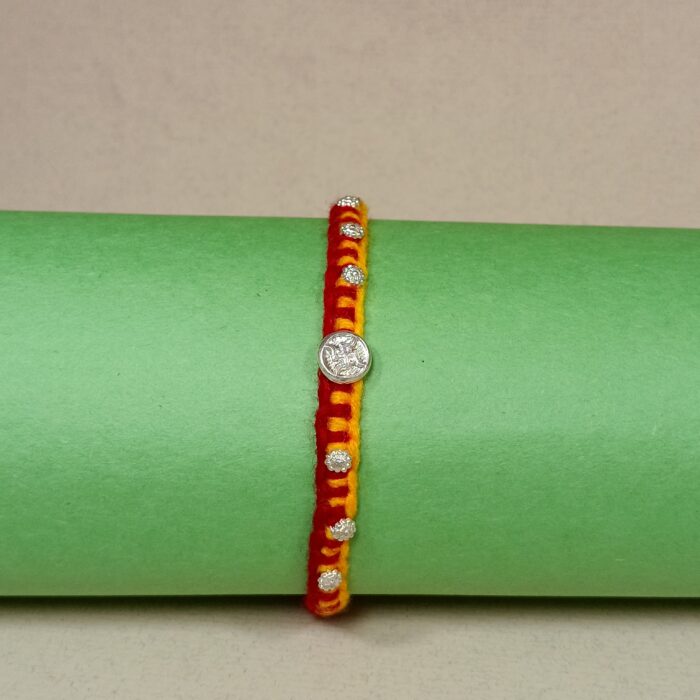 Pure Swasthik Silver Rakhi – A Timeless Bond
