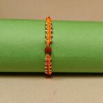 Rudraksh with silver Balls Rakhi – A Thread That Lasts Forever