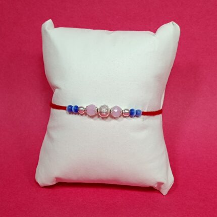 Pure Silver Balls Rakhi – Eternal Bond, Elegant Design