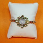 Sankhiya with Kundan Silver Rakhi – Tie the Bond of Purity & Love