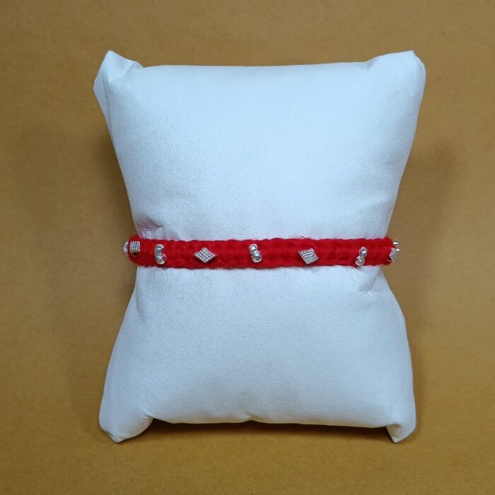 Elegant Silver Rakhi for Brother