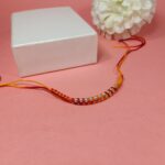 Silver Adjacent Silver Balls Rakhi – Timeless Bond in Pure Silver